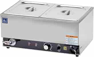 Amazon.co.jp: 業務用 電気式 フードウォーマー 湯煎式保温器